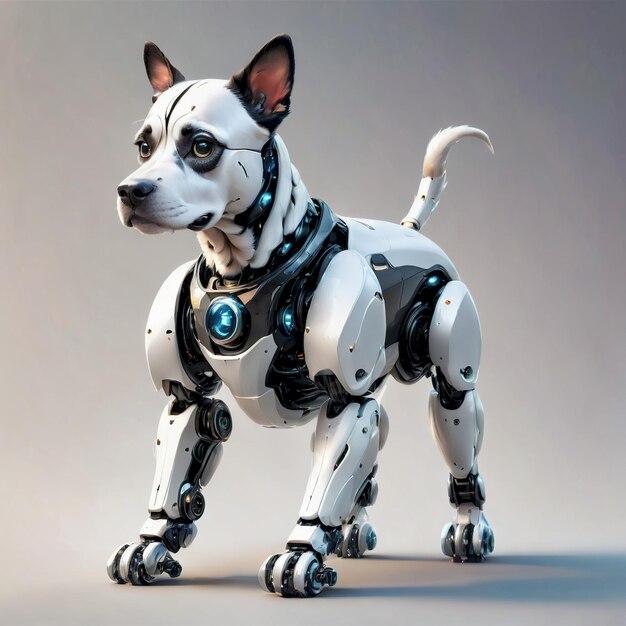 future robot dog background very cool