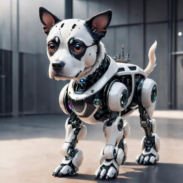 future robot dog background very cool