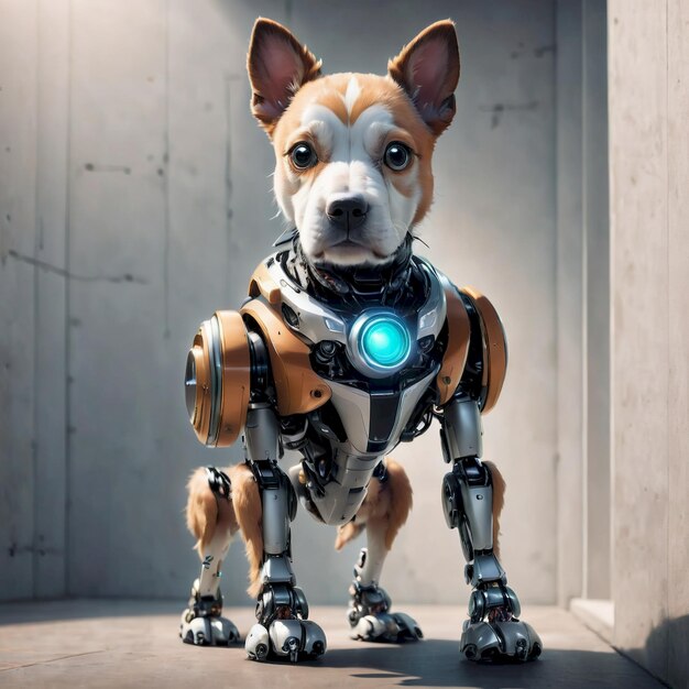 future robot dog background very cool