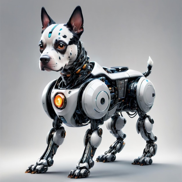 future robot dog background very cool