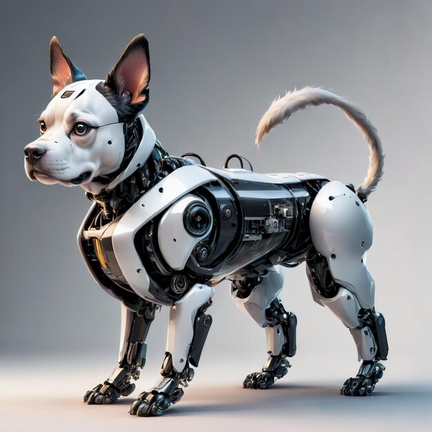 future robot dog background very cool