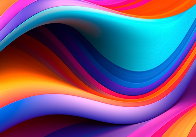 Futurist multicolor wallpaper background design