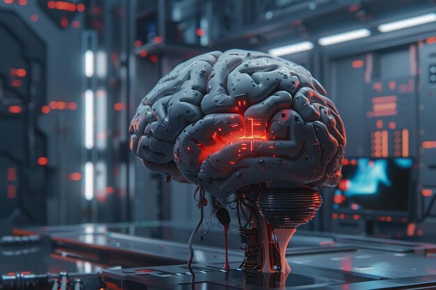 Futuristic AI braincomputer interfaces