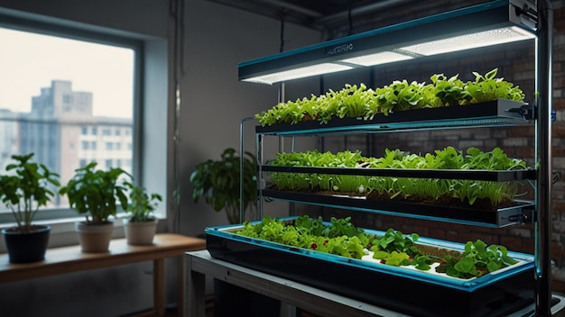 Futuristic aquaponics systems in urban environments