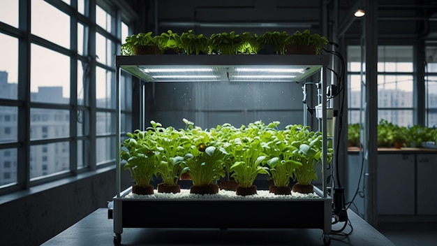 Futuristic aquaponics systems in urban environments