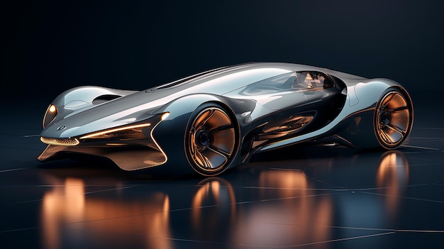 Futuristic car artificial intelligence Future vehicle wallpaper