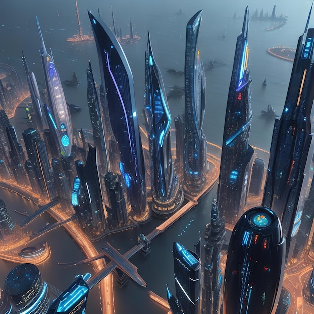 Futuristic city