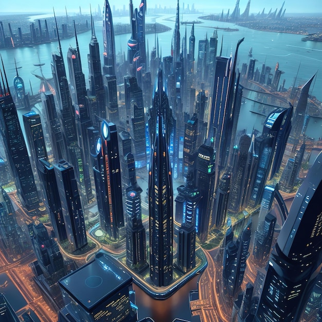 Futuristic city