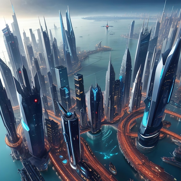 Futuristic city