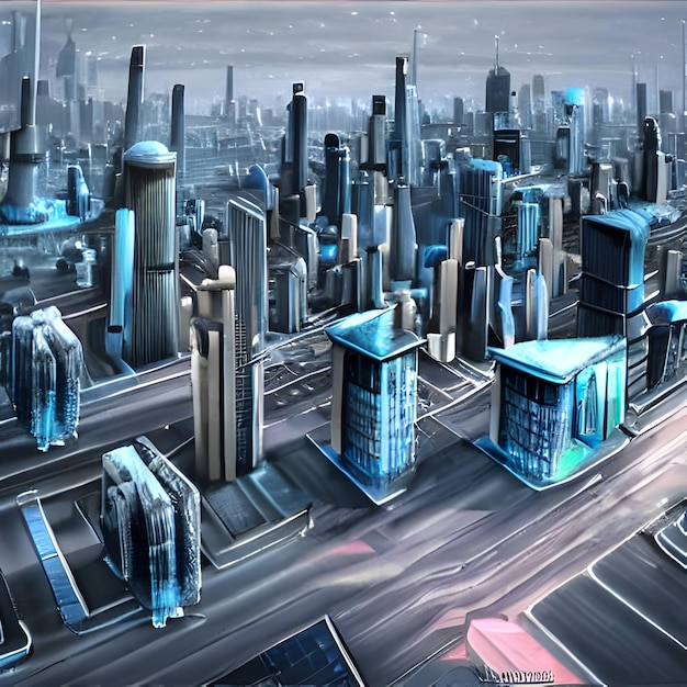 A Futuristic City