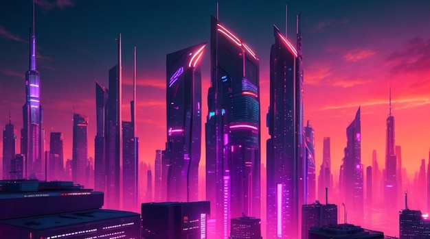 A Futuristic Cityscape