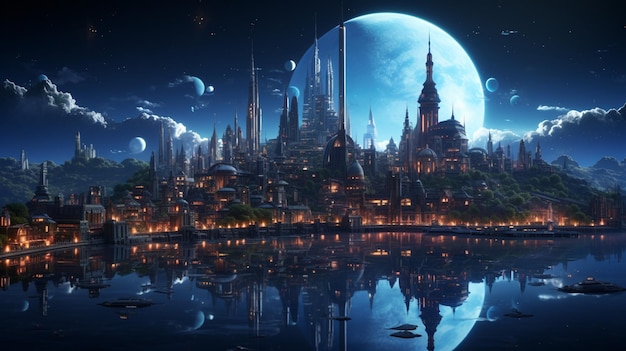 The Futuristic Cityscapes Visions of Tomorrow