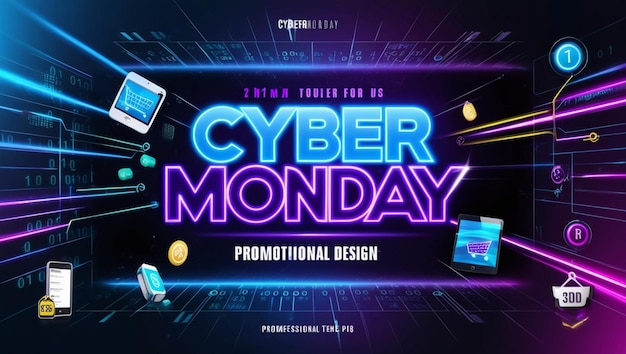 Futuristic Cyber Monday Sale Designs for Maximum Impact