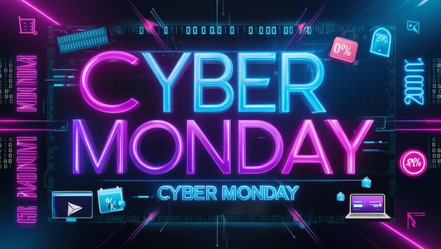 Futuristic Cyber Monday Sale Designs for Maximum Impact