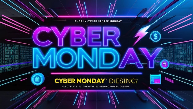 Futuristic Cyber Monday Sale Designs for Maximum Impact