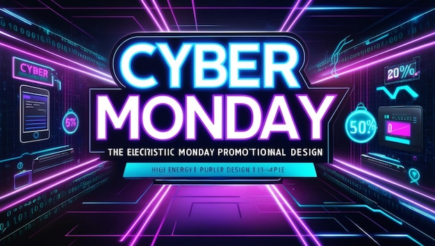 Futuristic Cyber Monday Sale Designs for Maximum Impact