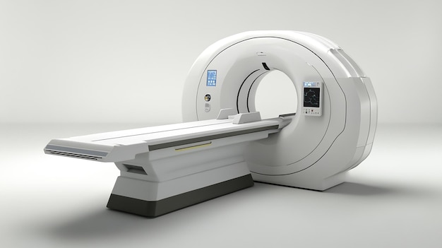 Photo futuristic cyberpunk ct scanner design