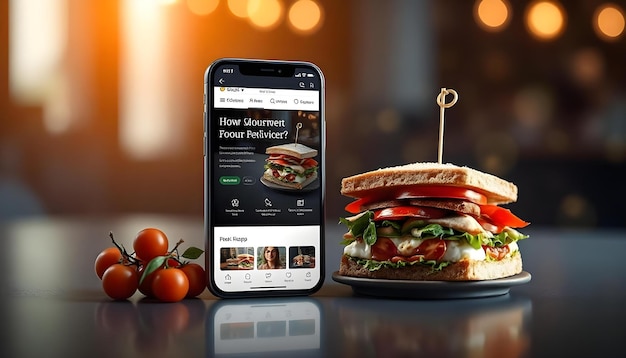 Futuristic Fast Food Online Ordering Concepts