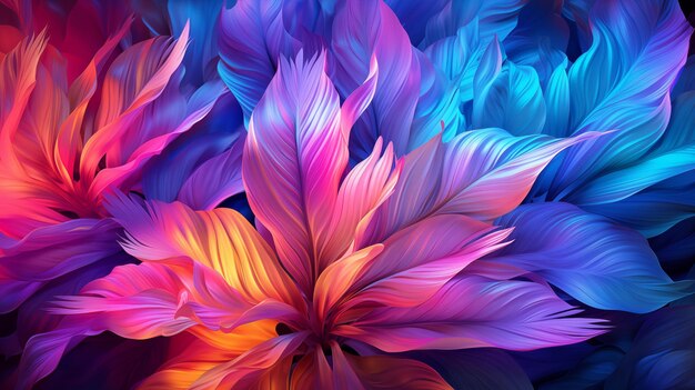 futuristic floral y2k style pastel color abstract background