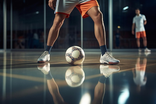 Futuristic Footwork A Futsal Player's Reflection