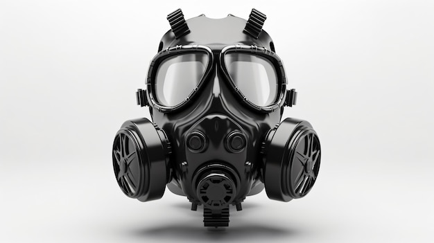 Futuristic gas mask