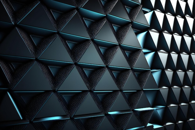 Futuristic high tech dark with a triangular abstract backgrounds