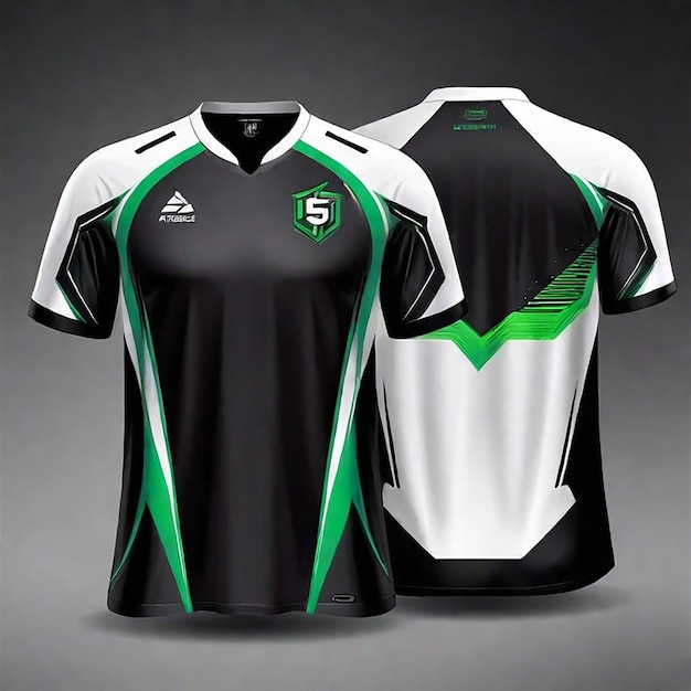 Futuristic jersey design suitable for sports race AI generated