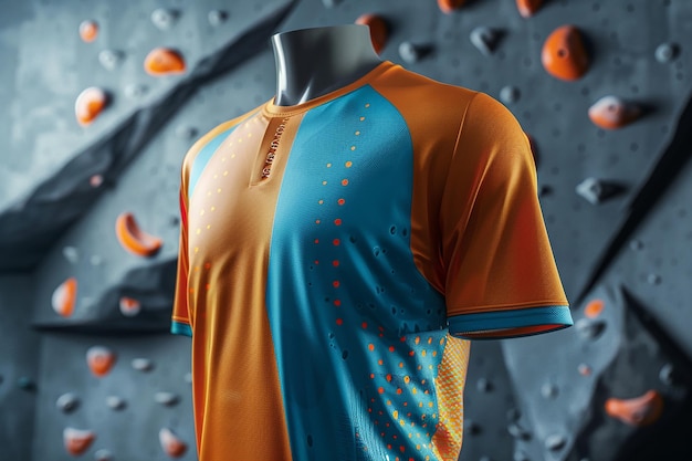 Photo futuristic jersey design suitable for sports race ai generated