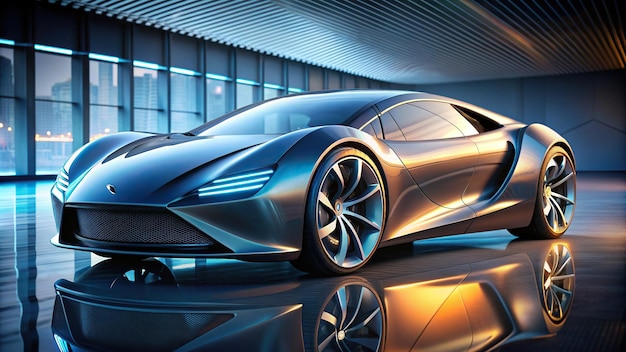 Futuristic luxury car design featuring sleek lines and cuttingedge technology futuristic automotive elegance luxury