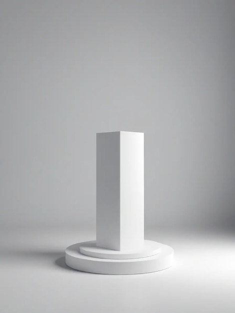 Photo futuristic pedestal for display ideas you product