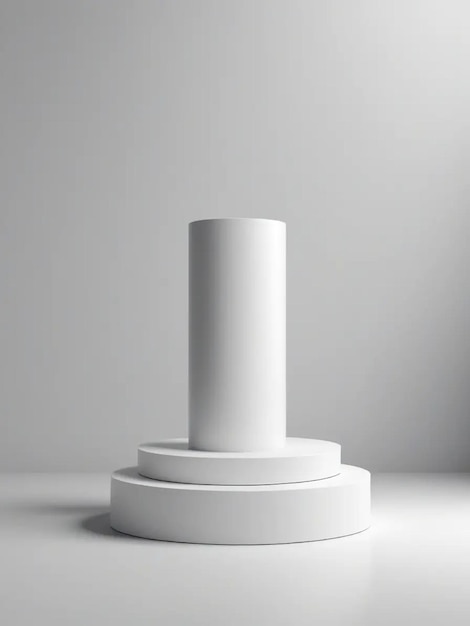 Photo futuristic pedestal for display ideas you product