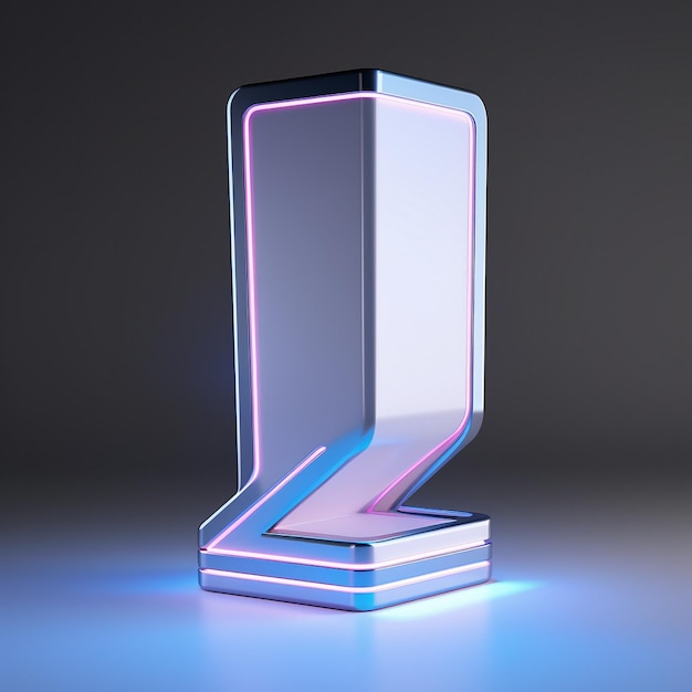 Futuristic pedestal