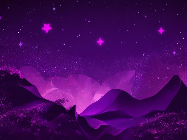 futuristic purple background sparkles galaxy on the sky