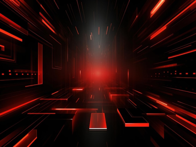 Futuristic red and black background creative digital illustration abstract backgrounds