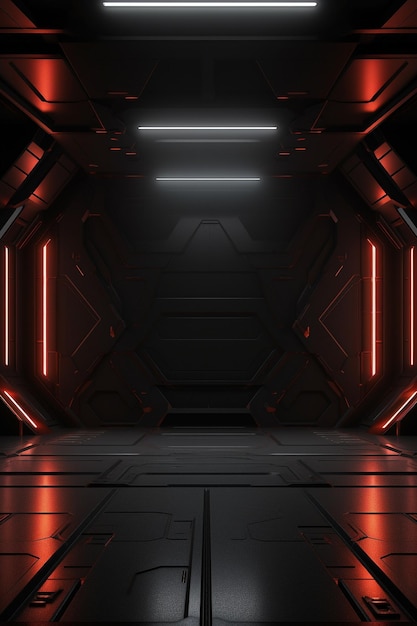 futuristic sci fi room background