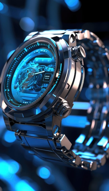 A futuristic sports watch