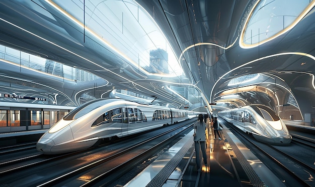 Futuristic Urban Transit Hub Design