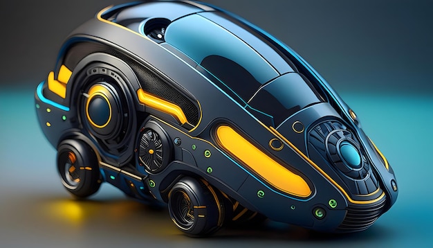 Photo futuristic vehicle design