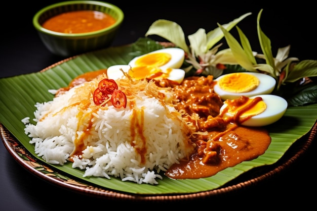 GadoGado with coconut flakes