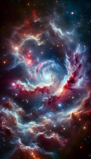 Galaxies and nebulae in space abstract backdrop of the universe