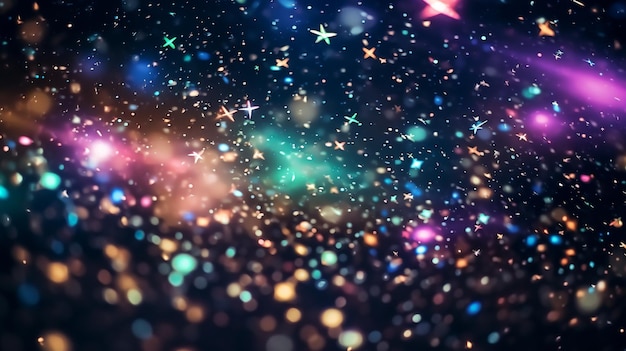 galaxy background HD 8K wallpaper Stock Photographic Image