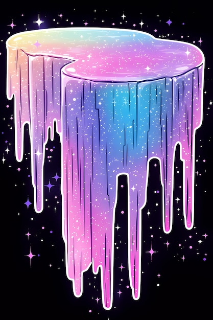 Galaxy Drip Illustration