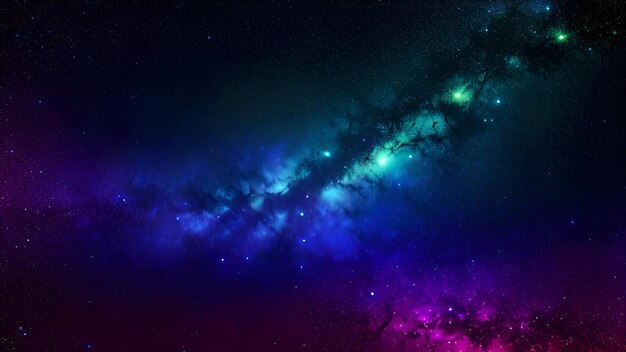 The galaxy illustration art background