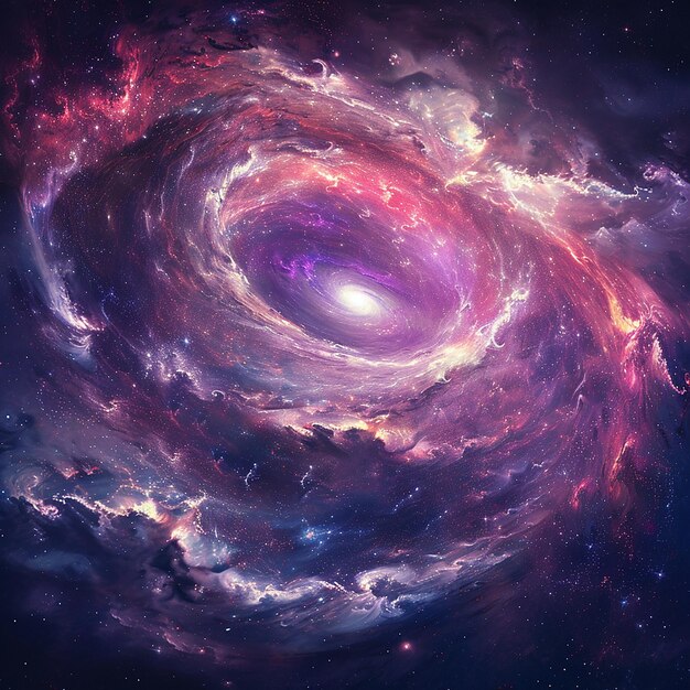 Galaxy Picture in Interstellar Style