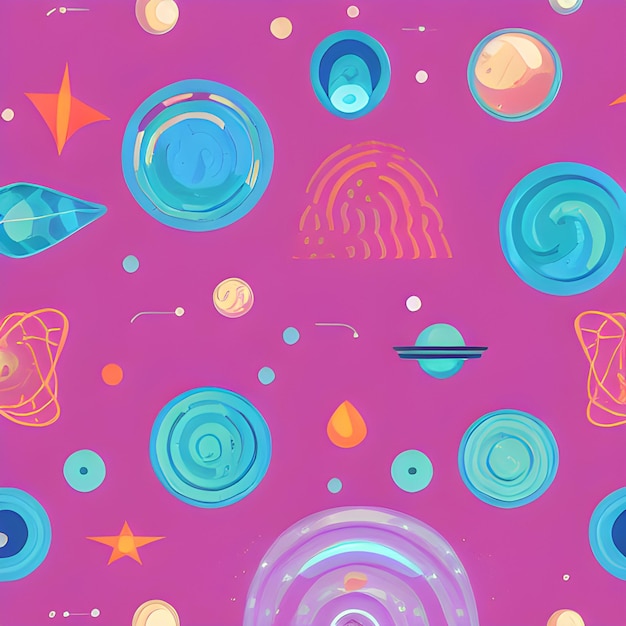 Galaxy space draw abstract background nebula light sky random element pattern design