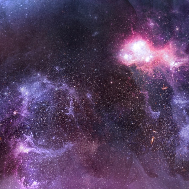 Galaxy in space textured background