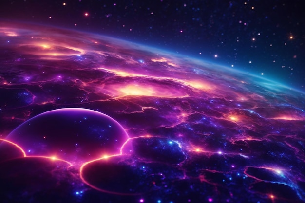 Galaxy Texture Background Space Texture Background Neon Space Background Ai Generative