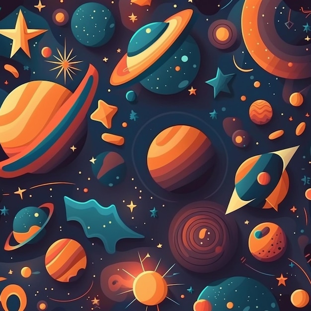 galaxy wallpaper pattern