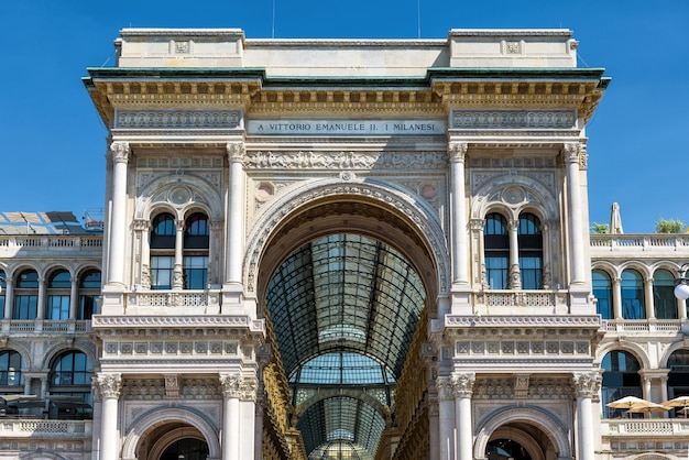 Galleria Vittorio Emanuele II in Milan Italy