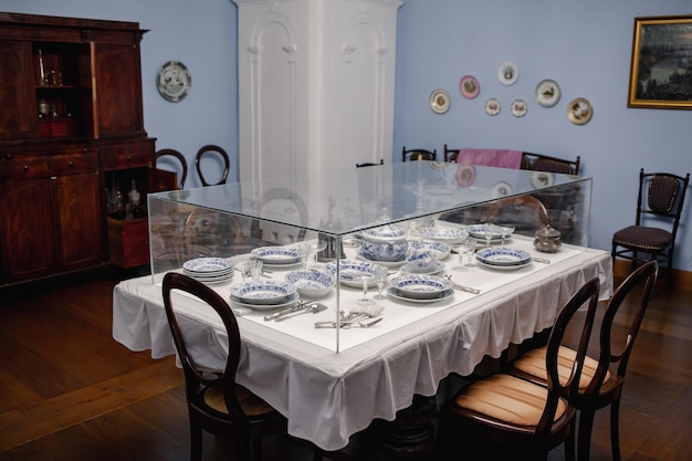 The Galsky estate is a noble estate of the beginning of the XIX century. Different rooms and dishes